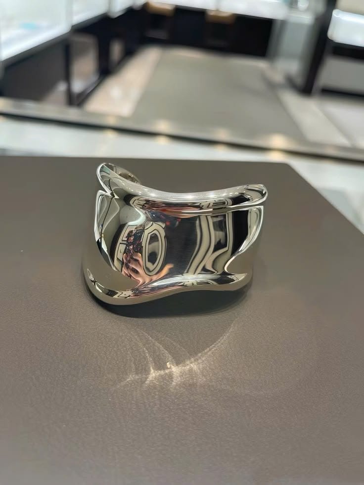 Customer photo review of Elsa Peretti Small Bone Cuff Bracelet
