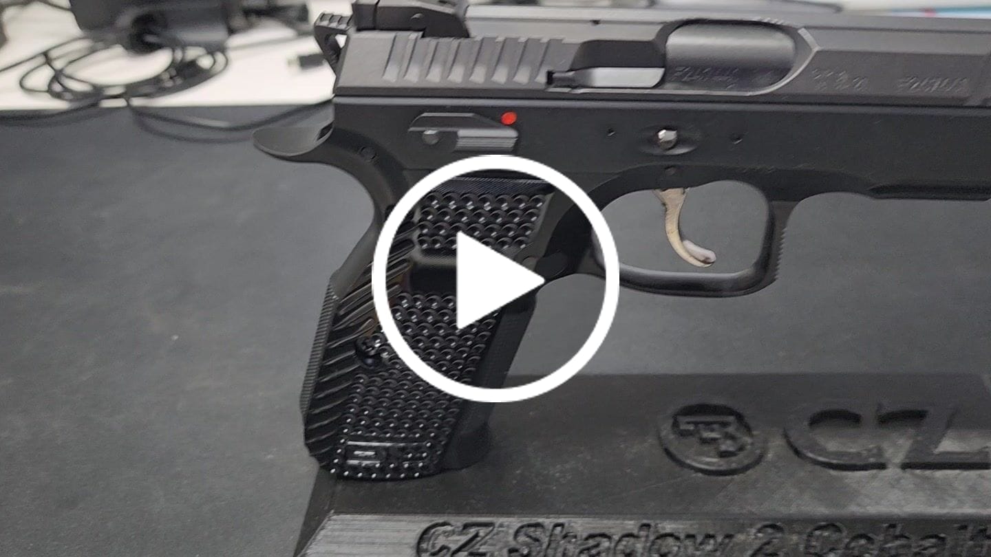 Customer video review of CZ Shadow 2 Brass Palm Swell Grips