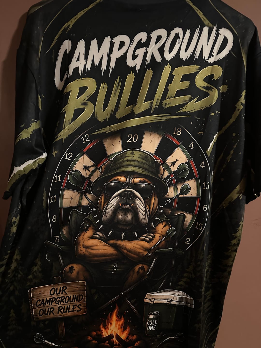 Customer photo review of Maxcorners Darts 3D Unisex Shirt For Kris