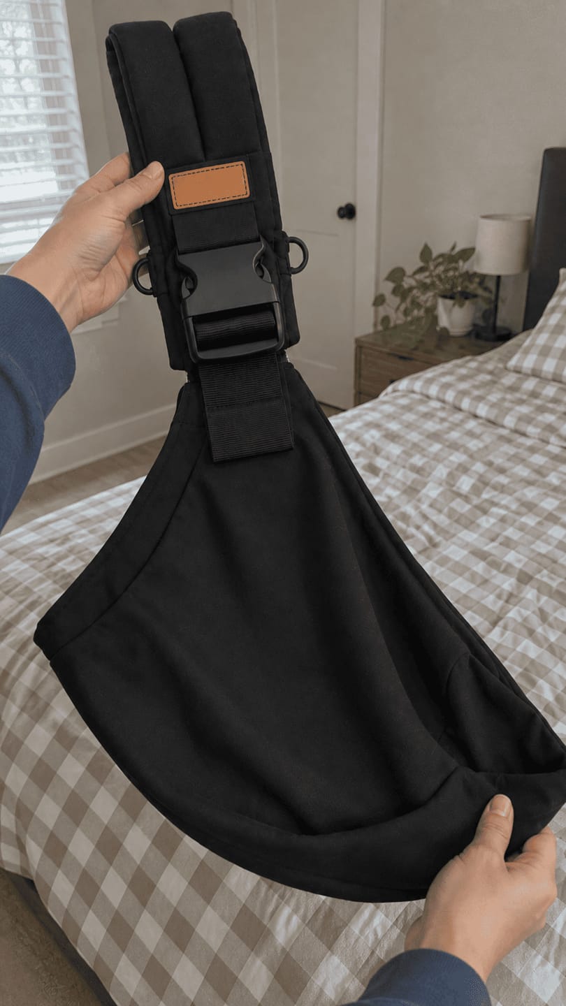 Customer photo review of Portabebé Compacto Ajustable