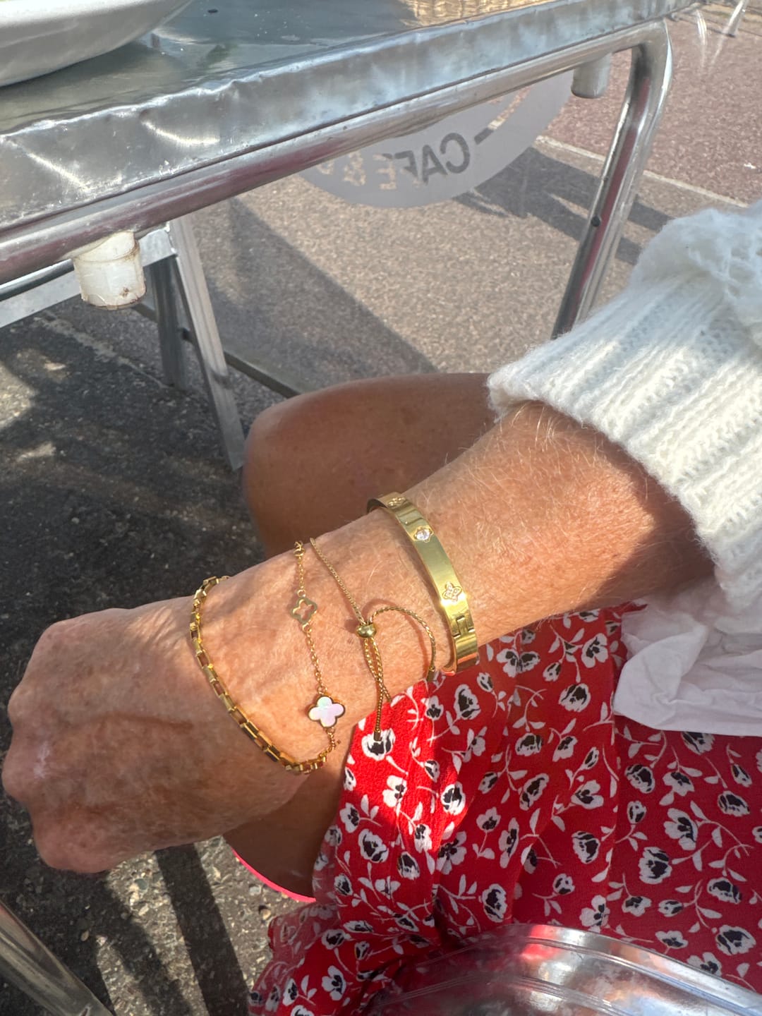Customer photo review of Forever Love Heart Bracelet