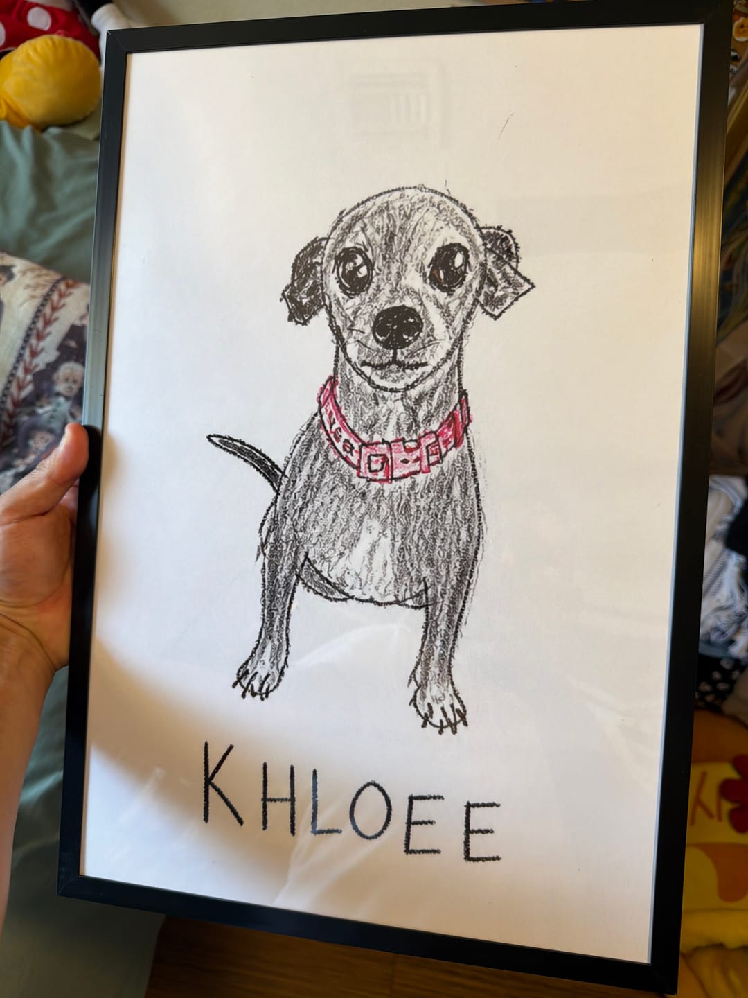 Customer photo review of Scribble - Personalized Poster