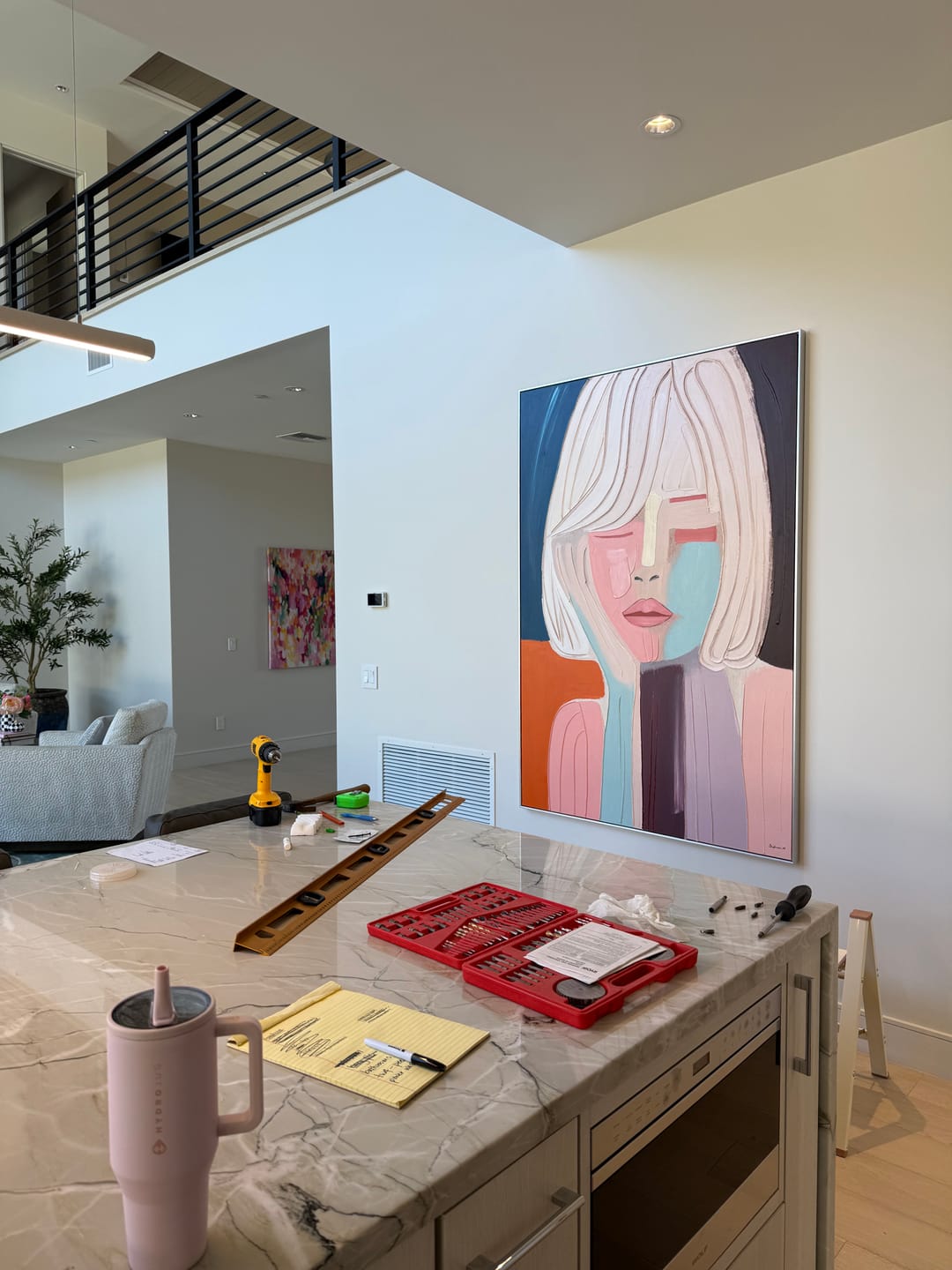 Customer photo review of Plaster Art Texture Painting #SG256