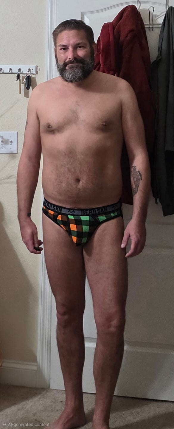 Customer photo review of Bear Skn Jockstrap - Orange Grove Brunch Backwoods
