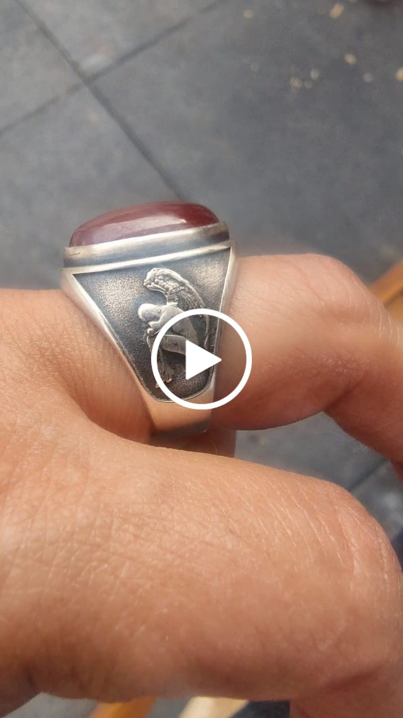 Customer video review of Angel Carnelian Gemstone Ring