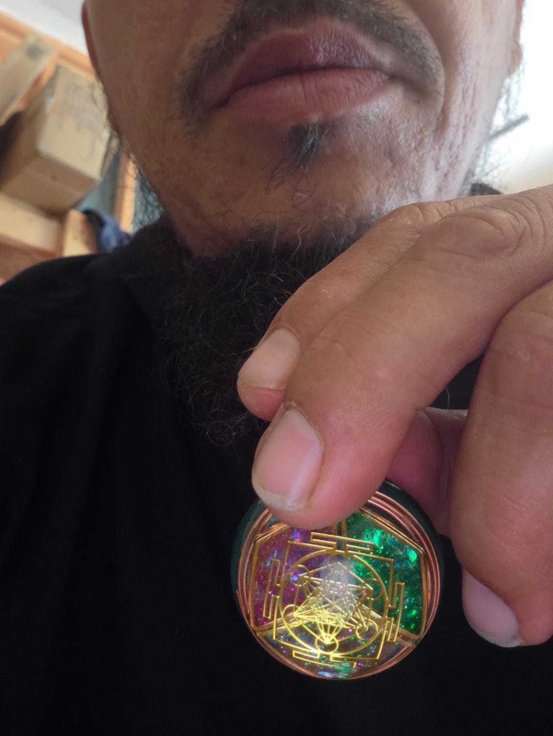 Customer photo review of Magnetic Energy Talisman