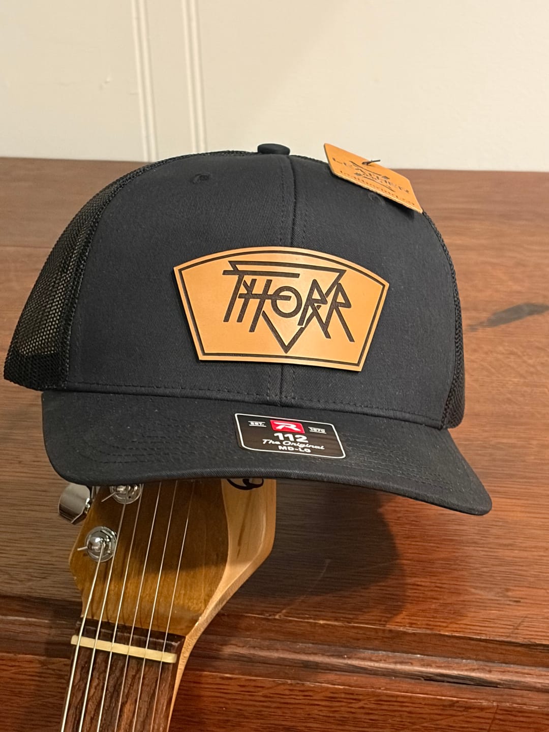 Customer photo review of Richardson 112 Custom Leather Patch Hats