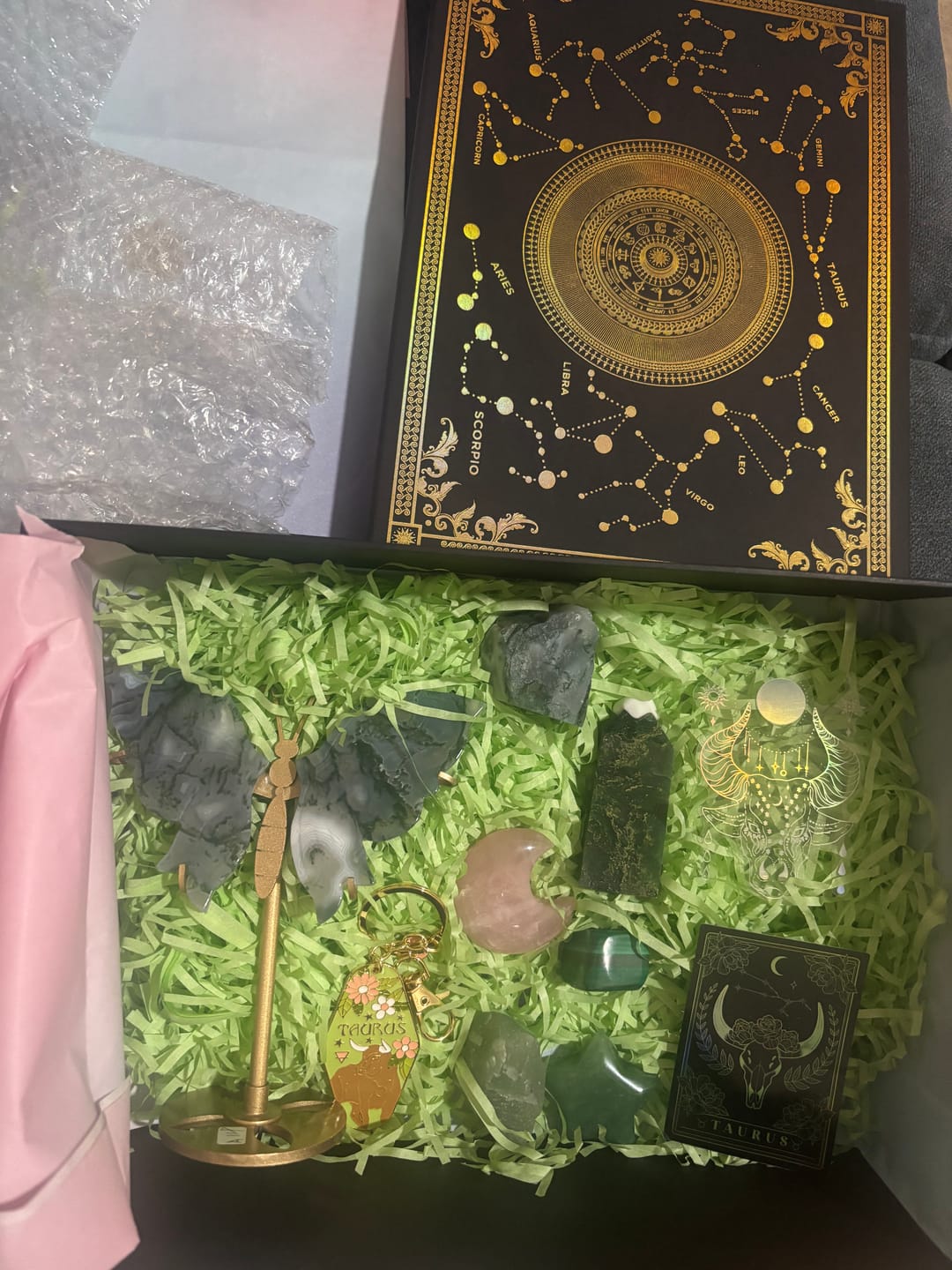 Customer photo review of Exclusive Natural 12 Zodiac Crystal Healing Set