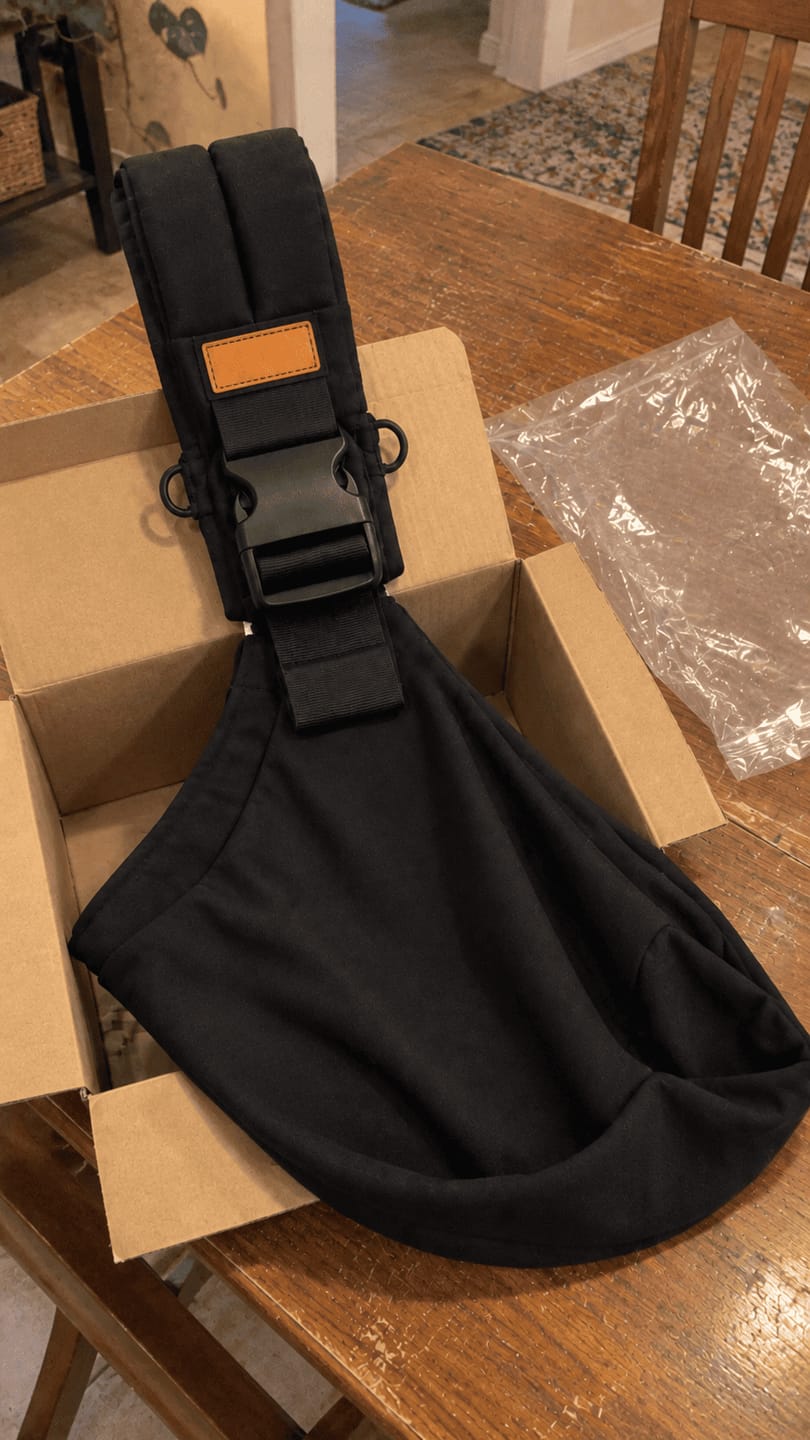 Customer photo review of Portabebé Compacto Ajustable