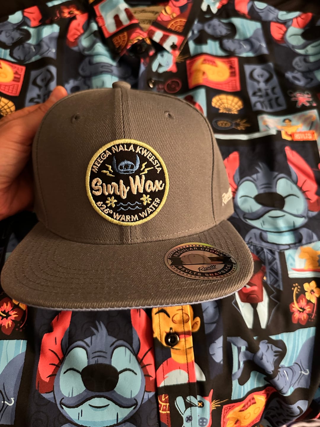 Customer photo review of Disney's Lilo & Stitch "Surf Wax Stitch" – TLB Hat