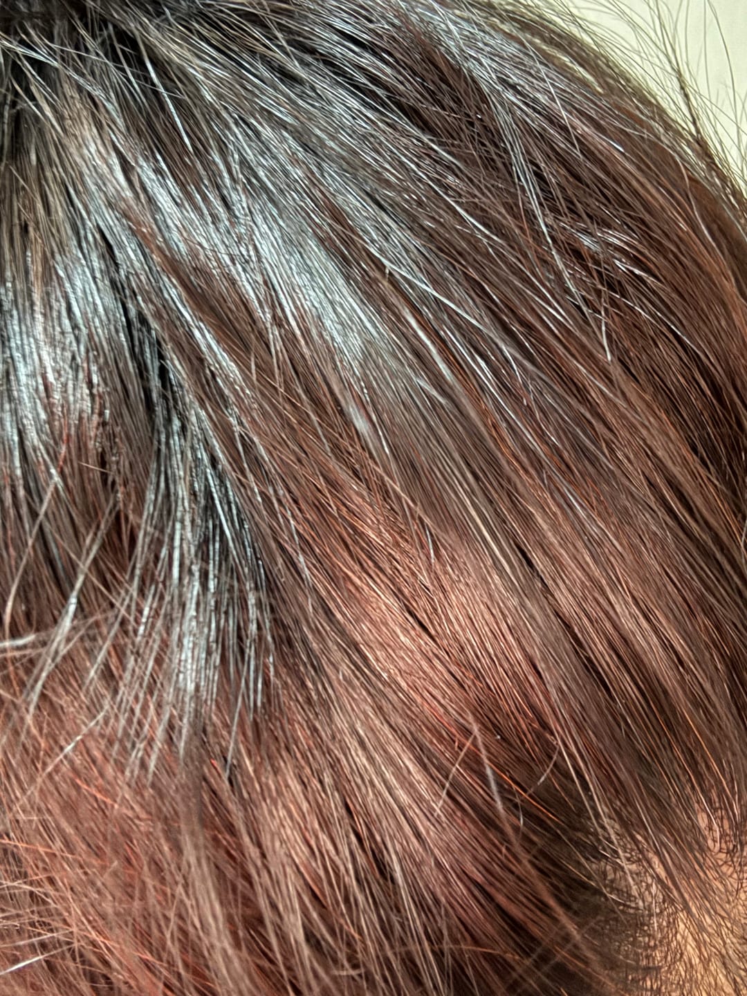Customer photo review of Mattie Aubergine - Vegan Semi-Permanent Direct Dye Hair Color Cream 210 ml