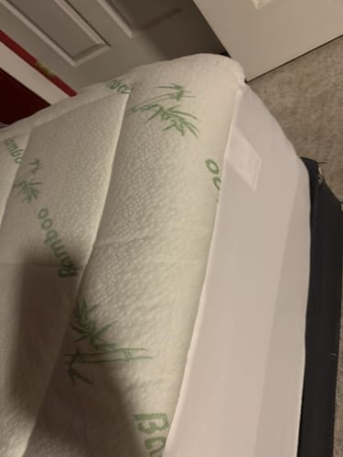 Customer photo review of BambooLuxe™ – Le confort hôtelier pour des nuits plus douces
