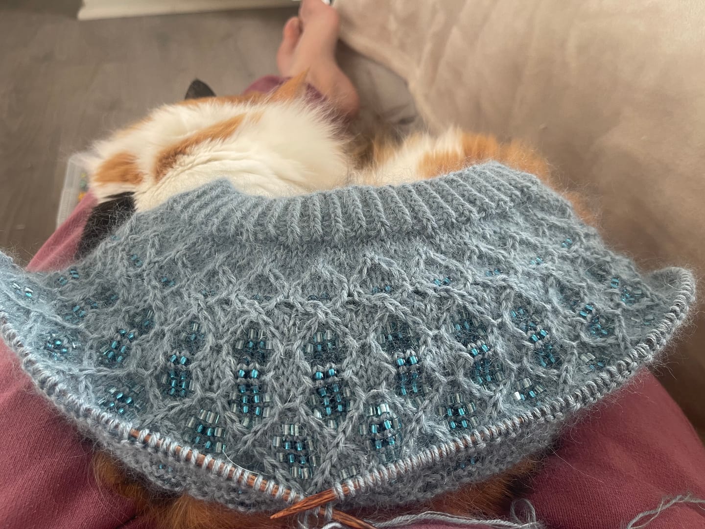 Customer photo review of Sock Yarn 50grs (40% Easy Wash Alpaca, 40% Easy Wash Merino y 20% Nylon Reciclado )
