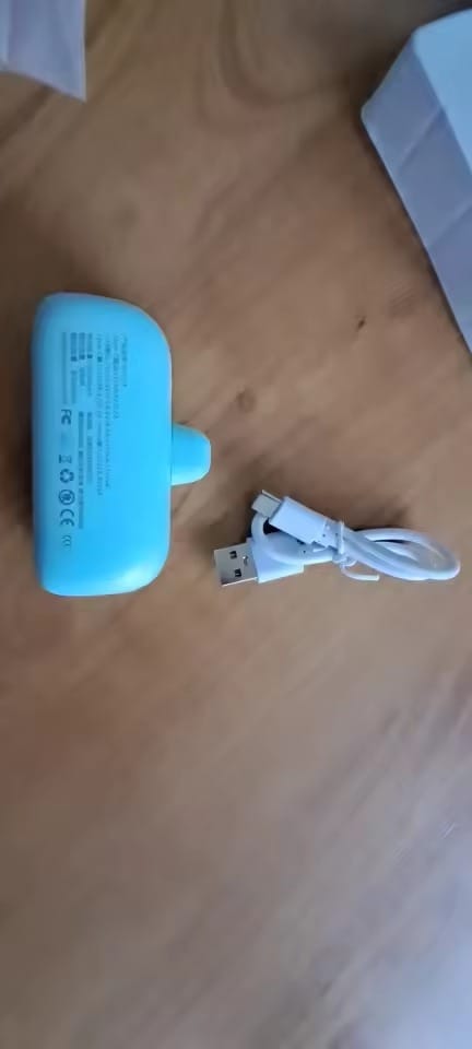Customer photo review of PocketVolt™ Mini Capsule Power Bank — Built-In USB-C Plug, No Cable Needed
