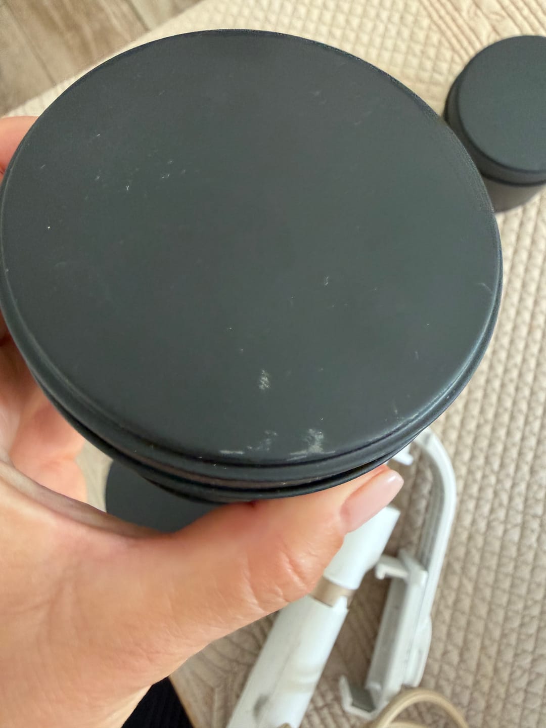 Customer photo review of Tarro con tapa de color Negro
