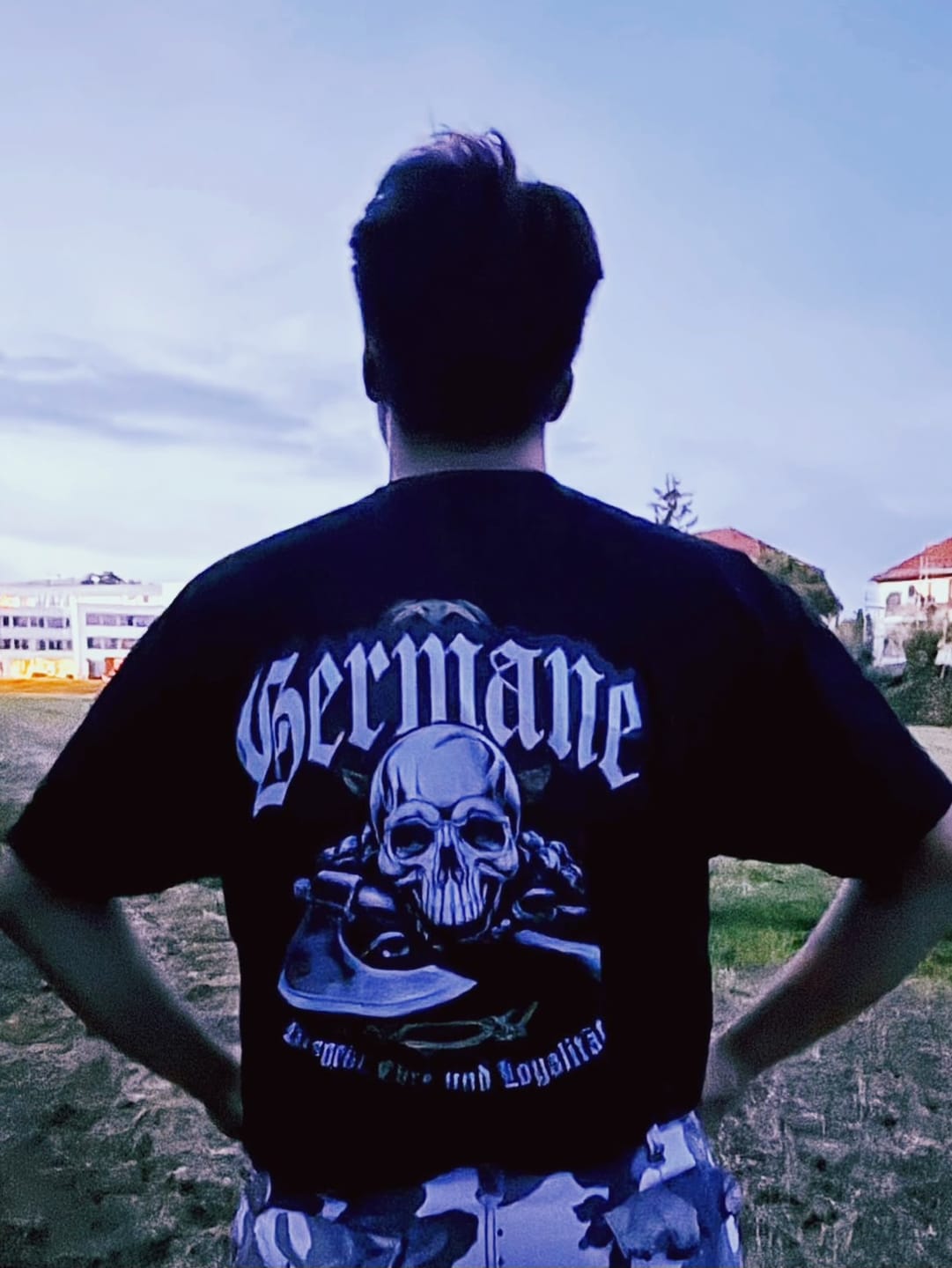 Customer photo review of Germane - Basic Shirt Unisex Backprint