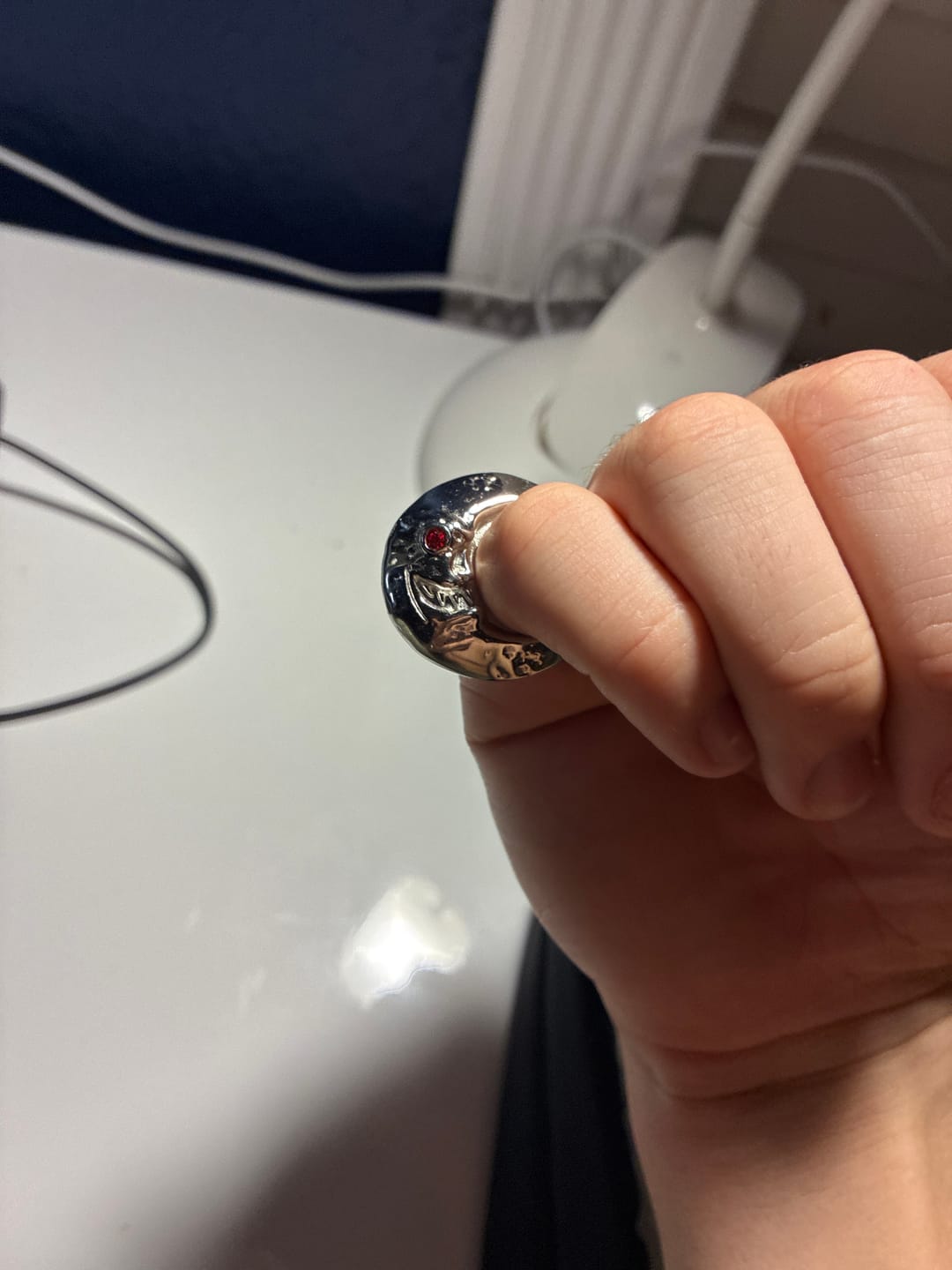 Customer photo review of XL LUNA RING
