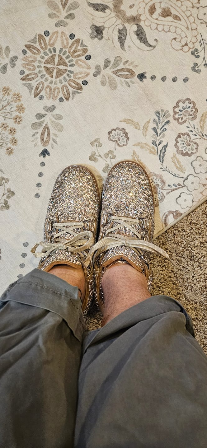 Customer photo review of Corky's Rhinestone Campfire Boots