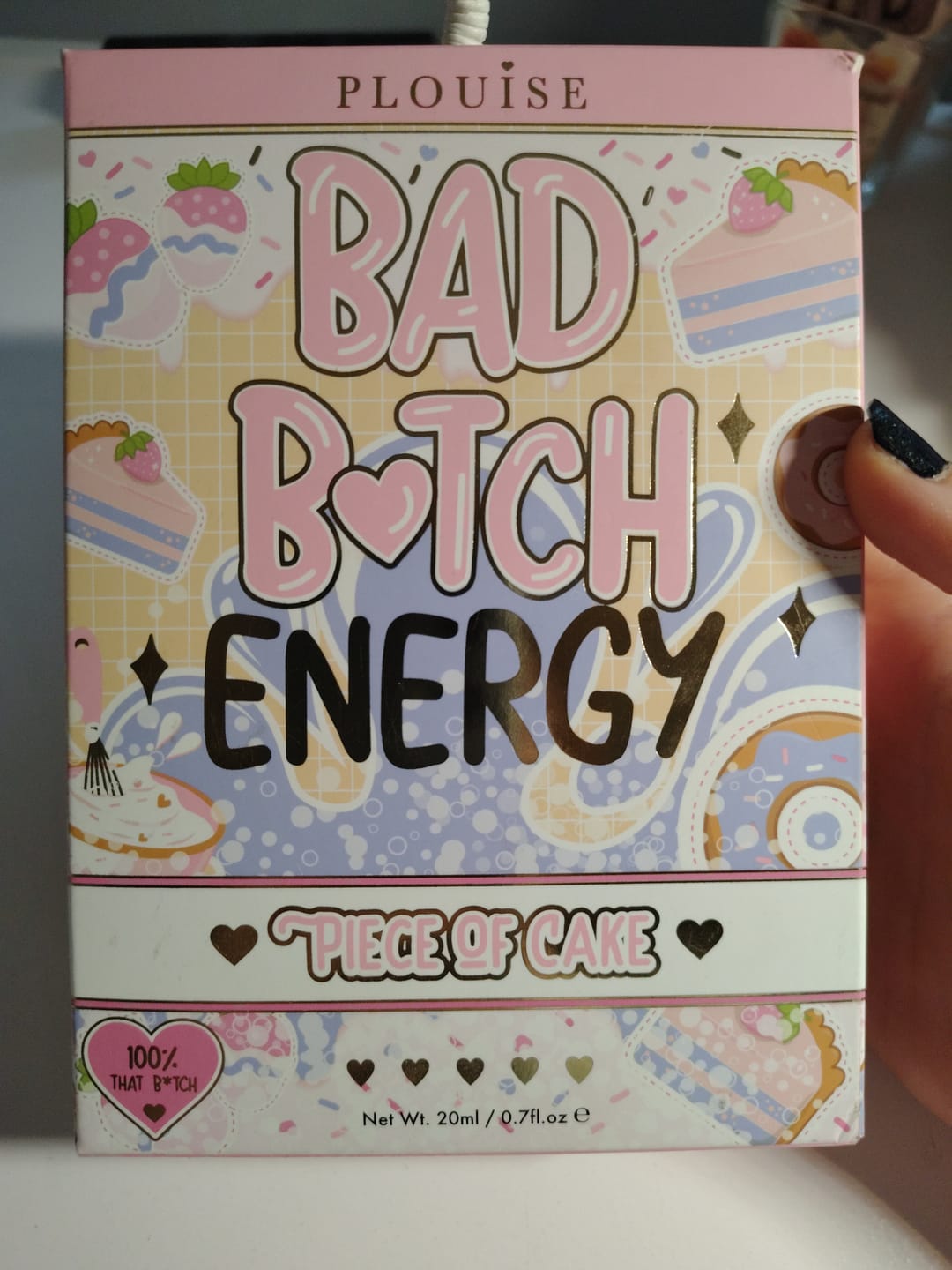 Customer photo review of Bad Bitch Energy Lip Conditioner & Lip Oil Duo