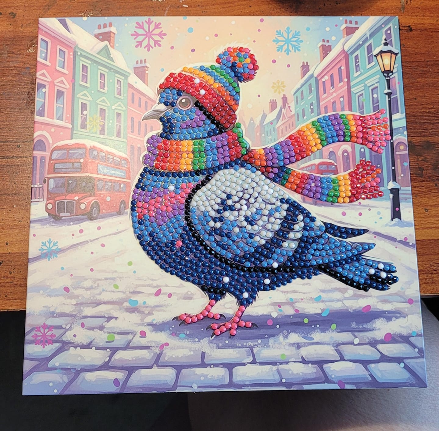 Customer photo review of 2026 Best of British Crystal Art Card Box Set of 8