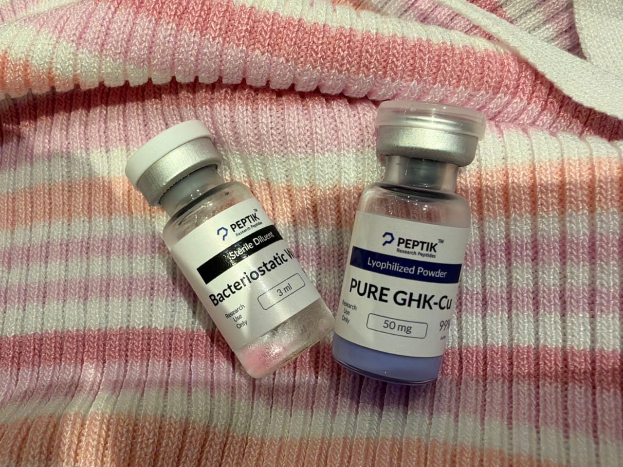 Customer photo review of Pure GHK-Cu 50mg Vial
