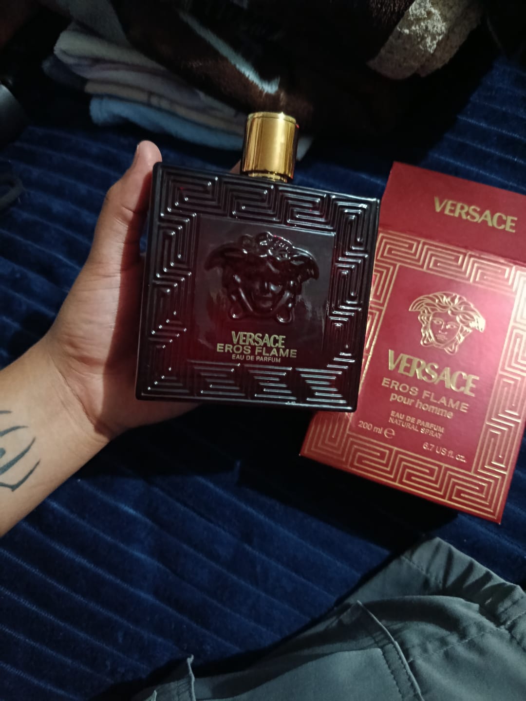 Customer photo review of Perfume Versace Eros Flame 200ml EDP