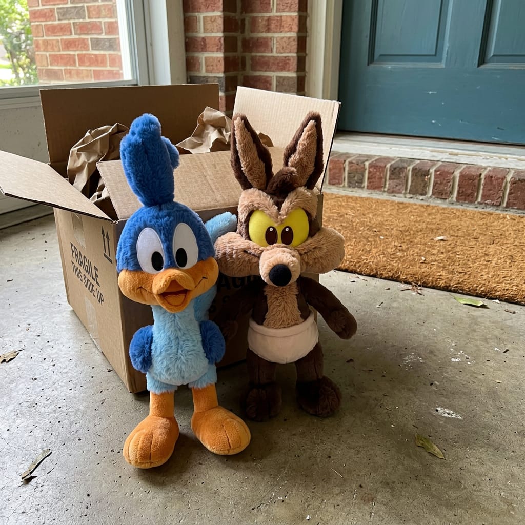 Customer photo review of Peluche que corre al agitarlo