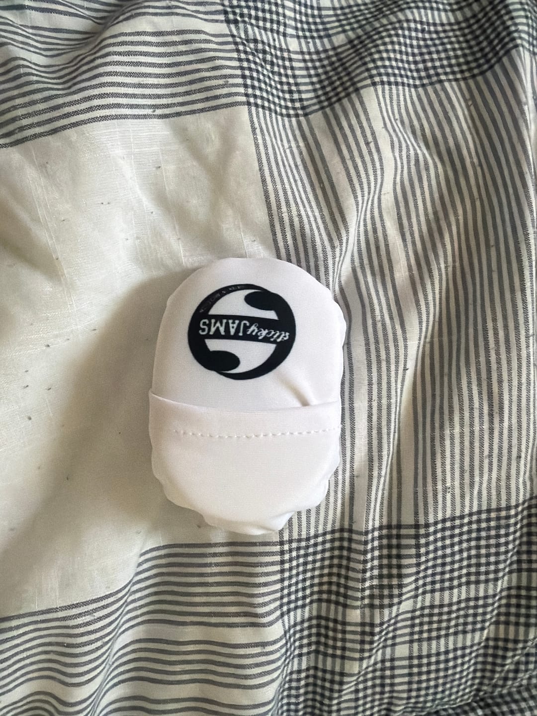 Customer photo review of Wrestling Headgear Pouch + Speaker
