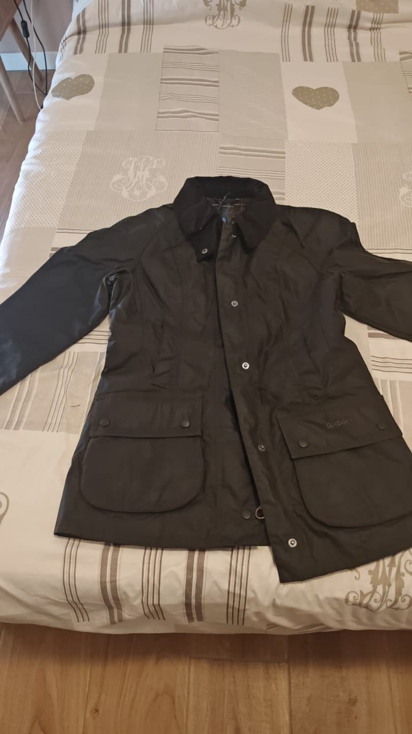 Customer photo review of Barbour Classic Beadnell Women's Wax Jacket - Olive
