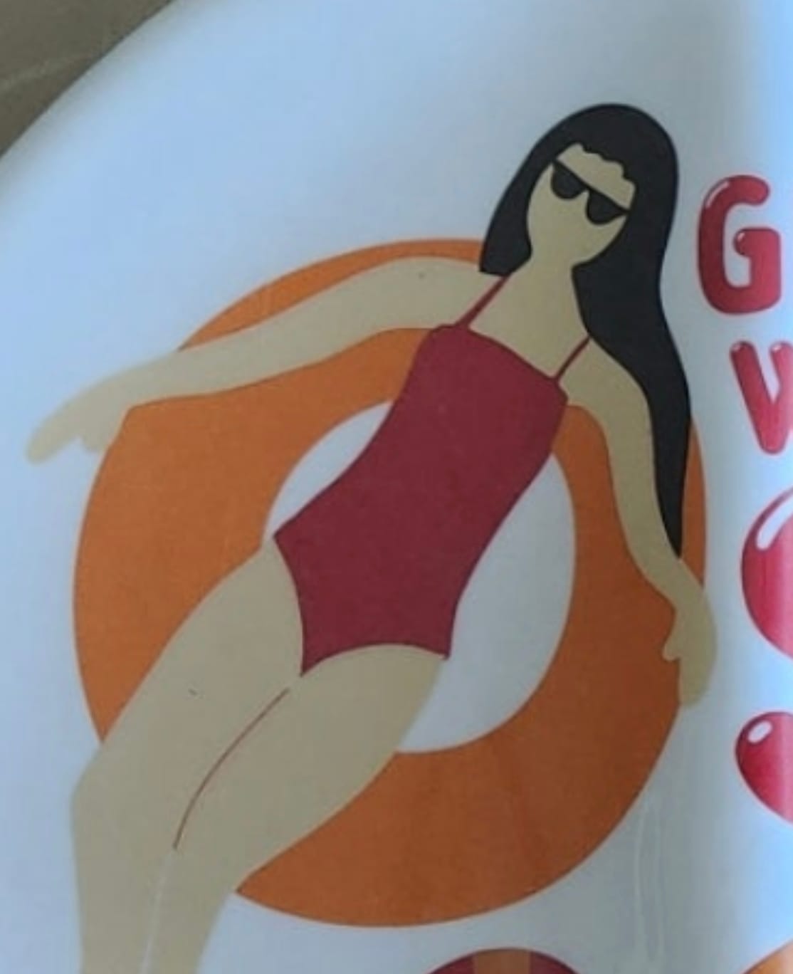 Customer photo review of JAYD Swim Cap - Float On