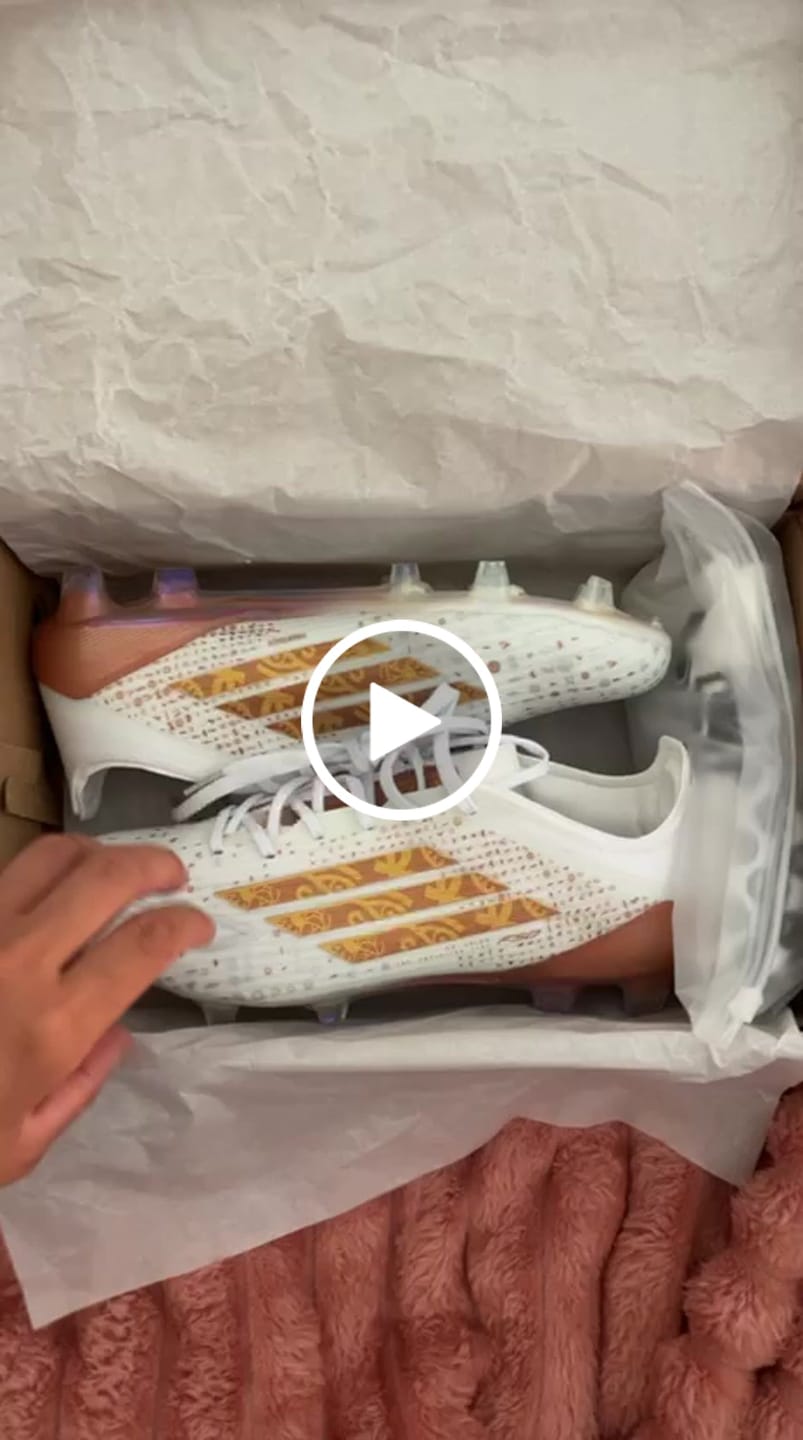 Customer video review of F50 ELITE FG x MOHAMED SALAH AFCON - BLANC/BRONZE ÉDITION LIMITÉE