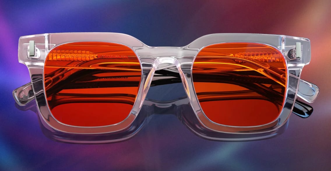 Customer photo review of The Aston Clear Blue Light blockers 2.0