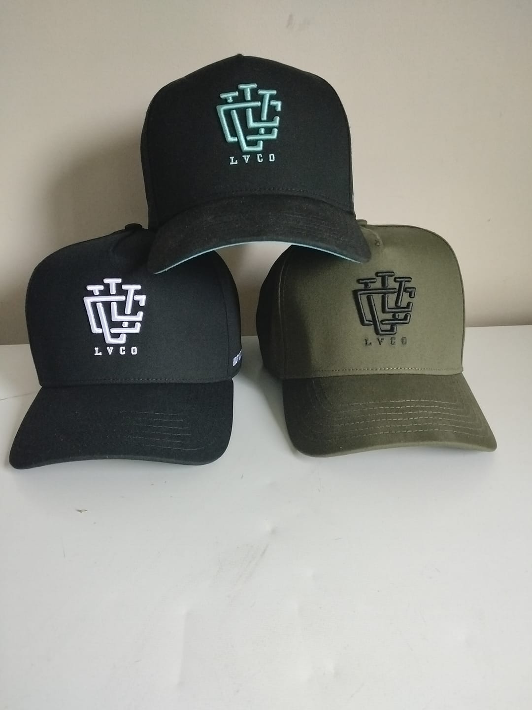 Customer photo review of Deep Fit LVCO Midnight Mint A-Frame Snapback