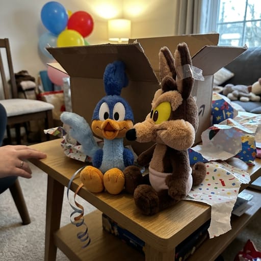 Customer photo review of Peluche que corre al agitarlo