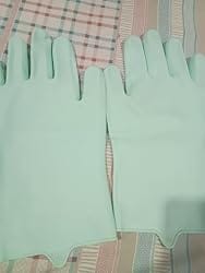 Customer photo review of Silicone Cleaning Gloves - Dishwashing Gloves