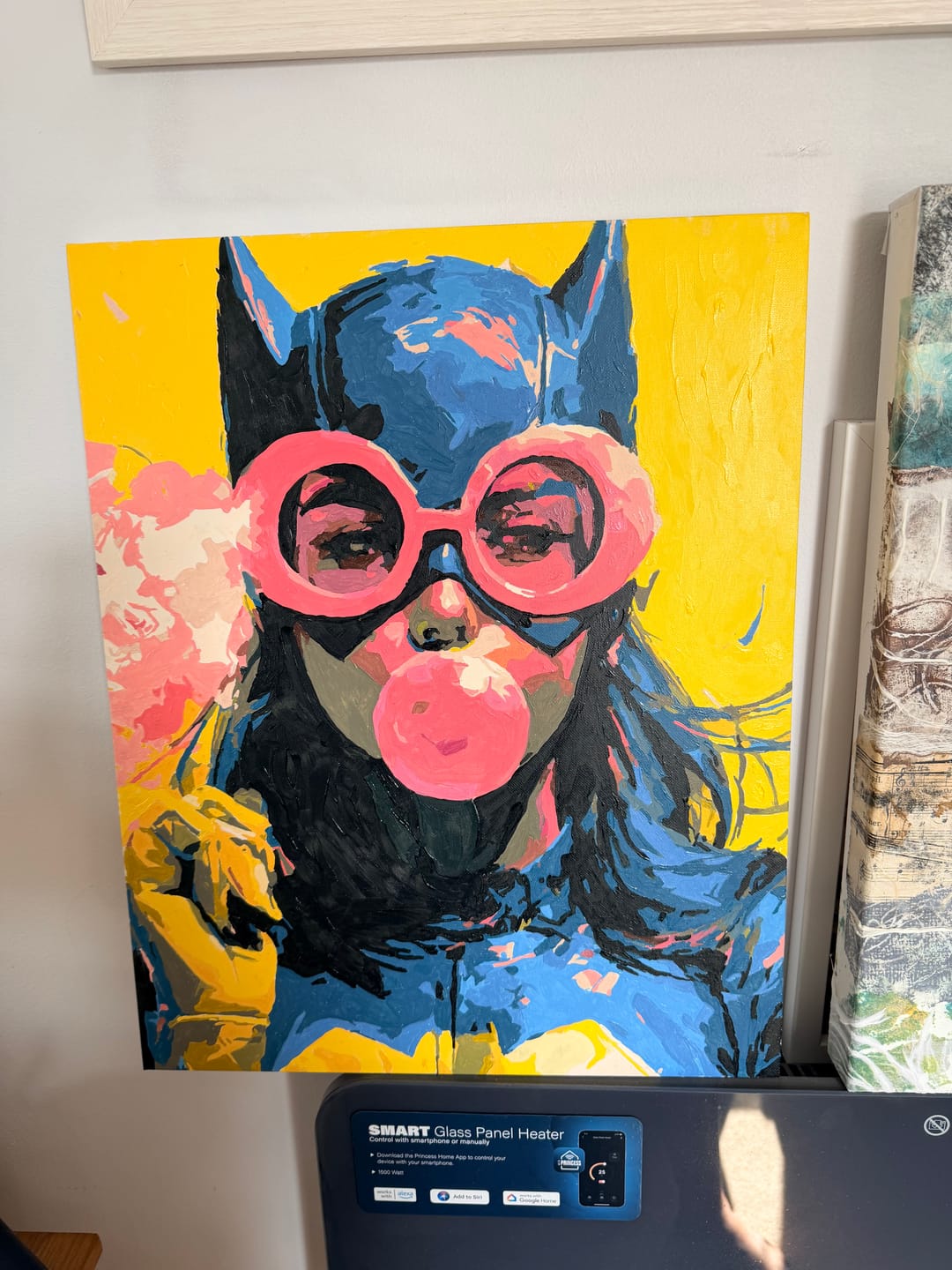 Customer photo review of Bubblegum Hero | Paint by Number