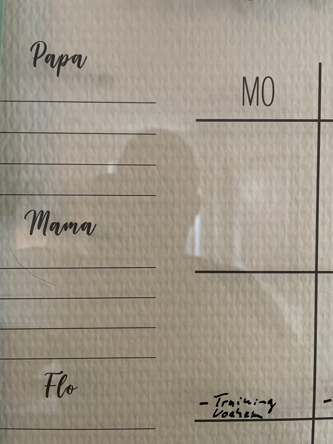 Customer photo review of Kalender Wandregal