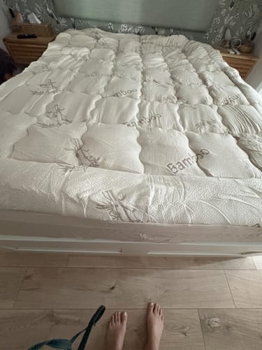 Customer photo review of BambooLuxe™ – Le confort hôtelier pour des nuits plus douces