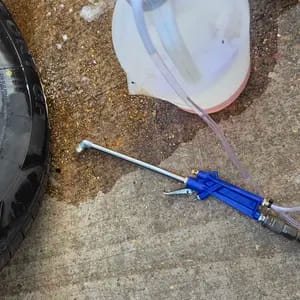 Customer photo review of Pulizia Precisa Pistola Pneumatica per Spazi Stretti e Motori