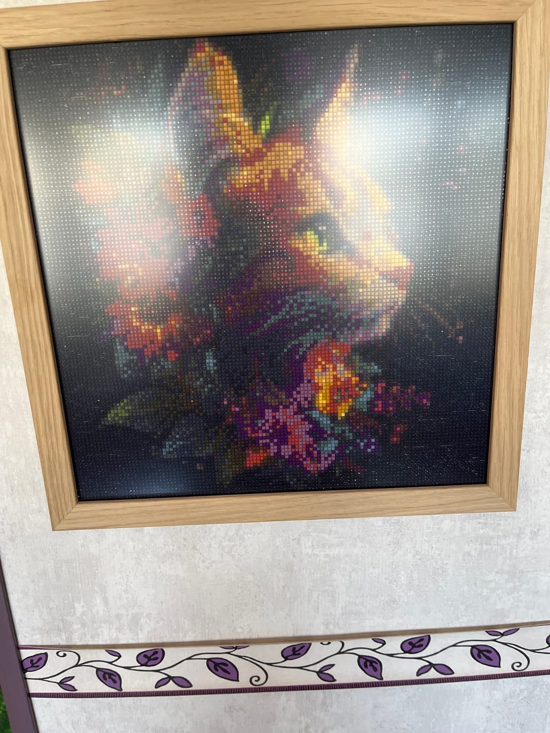 Customer photo review of Kat met bloemen