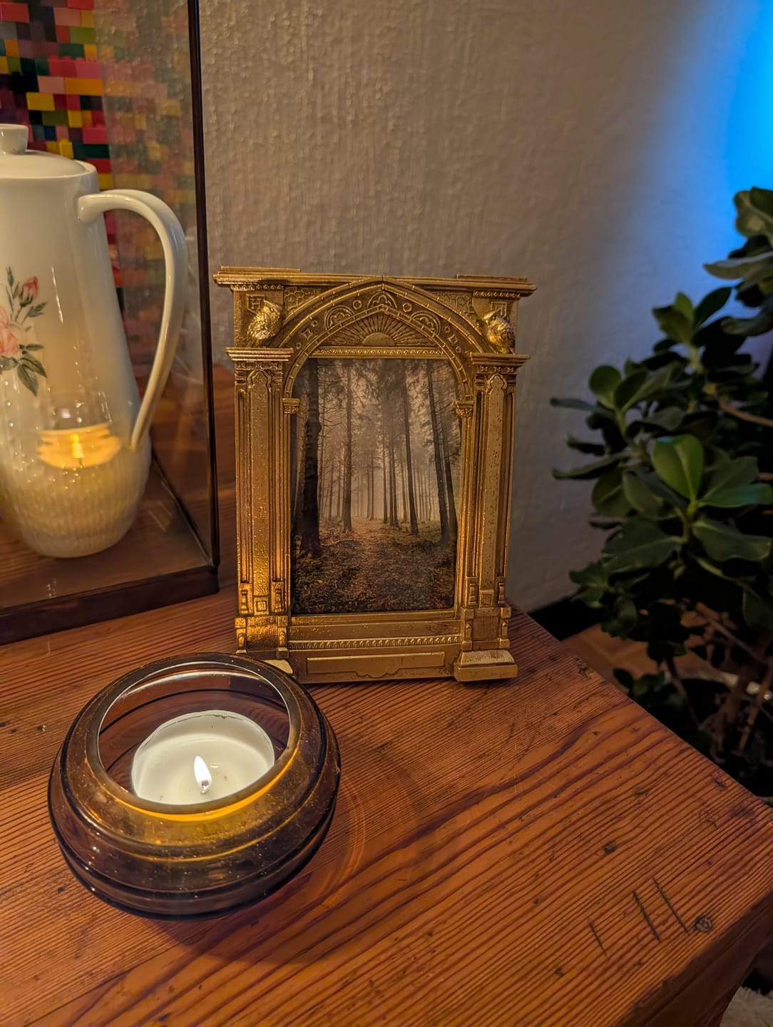 Customer photo review of Harry Potter Bilderrahmen Hogwarts – Goldener Fotorahmen mit 3D-Torbogen