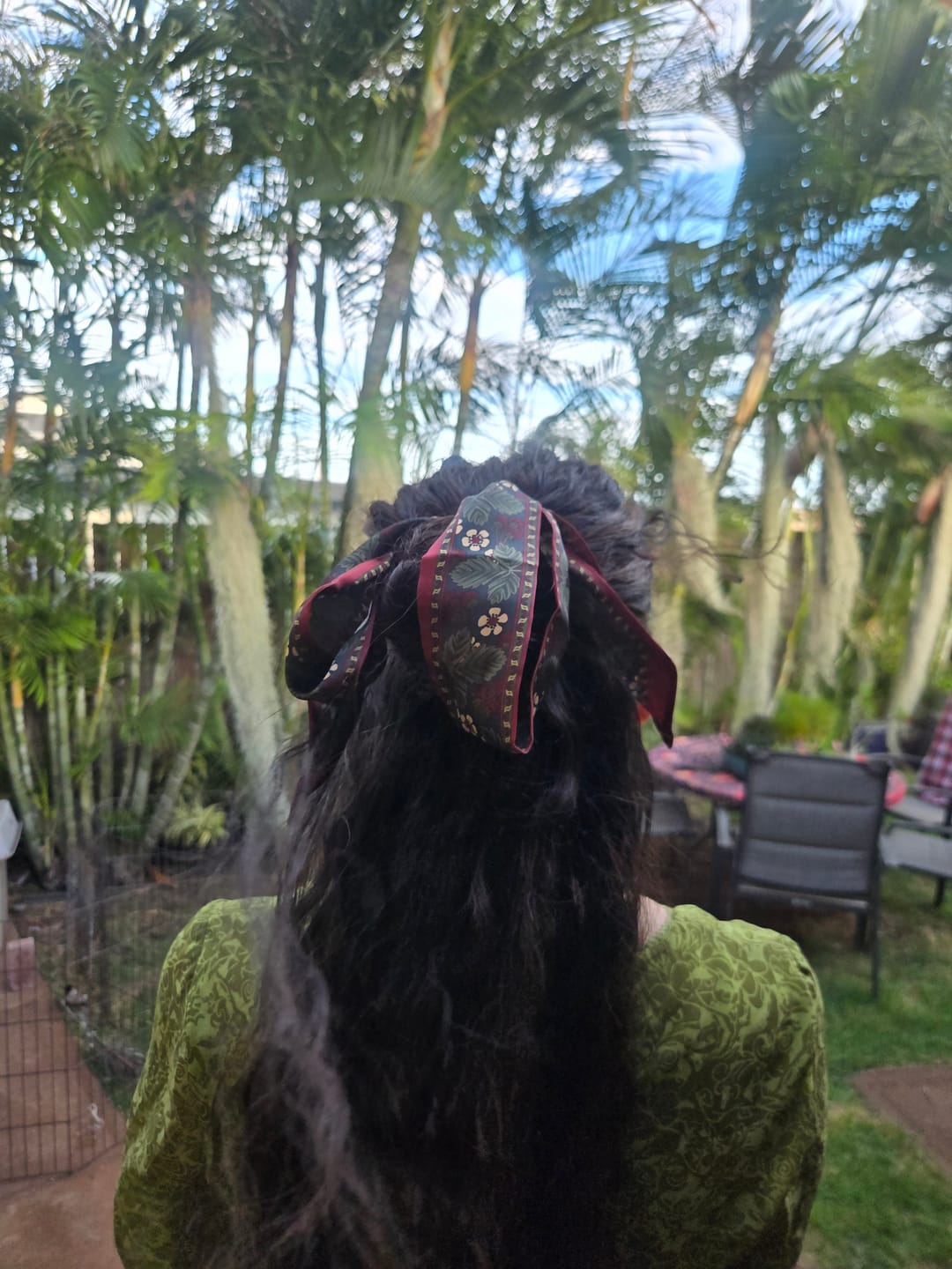 Customer photo review of Scarlet Skinny Scarf