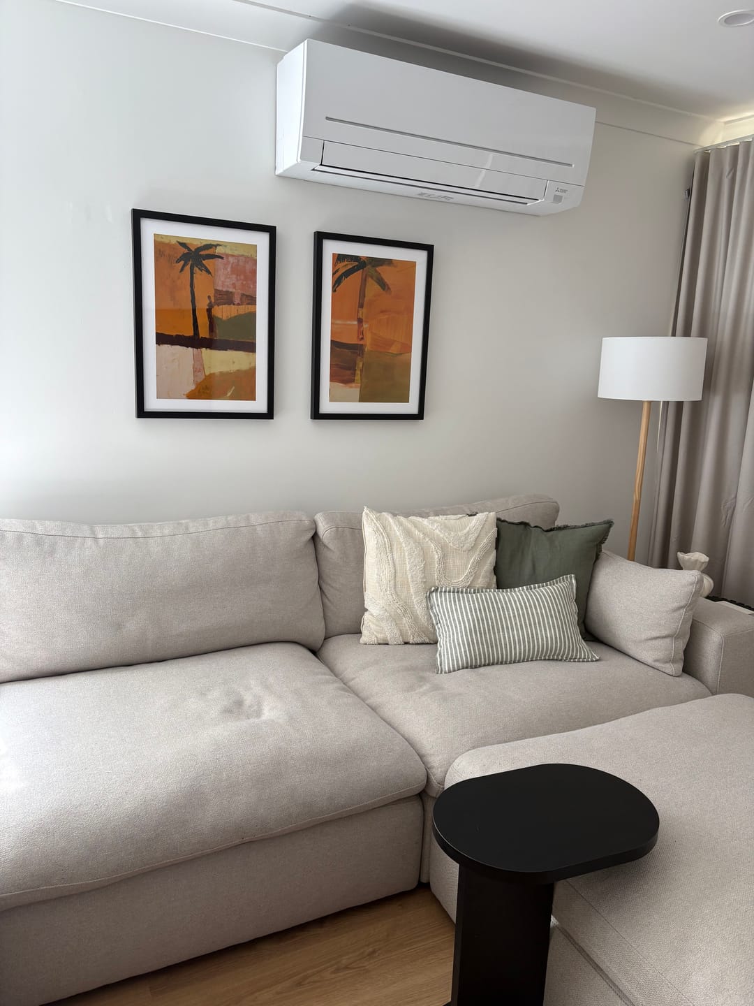 Customer photo review of Heat Lines I & II Art Print Set of 2 | Matching Wall Art
