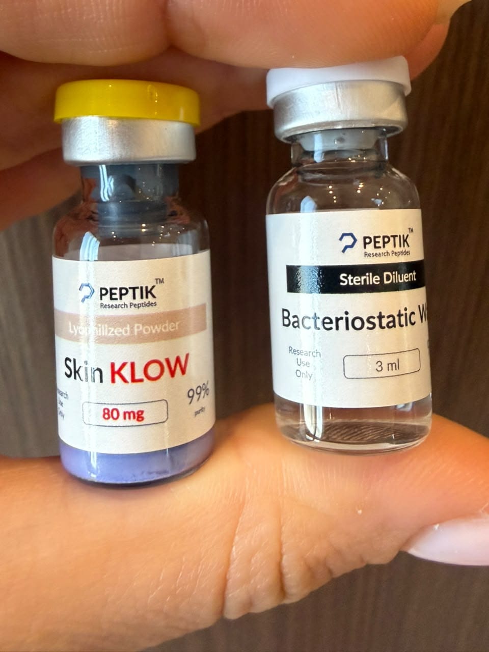 Customer photo review of Skin KLOW 80mg Vial