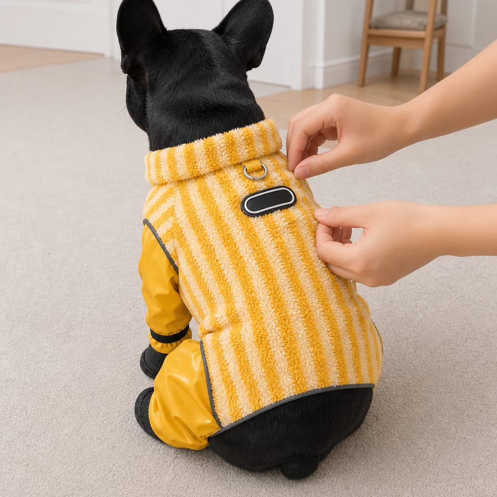 Customer photo review of WUFFEY™ Pet Winter Suit
