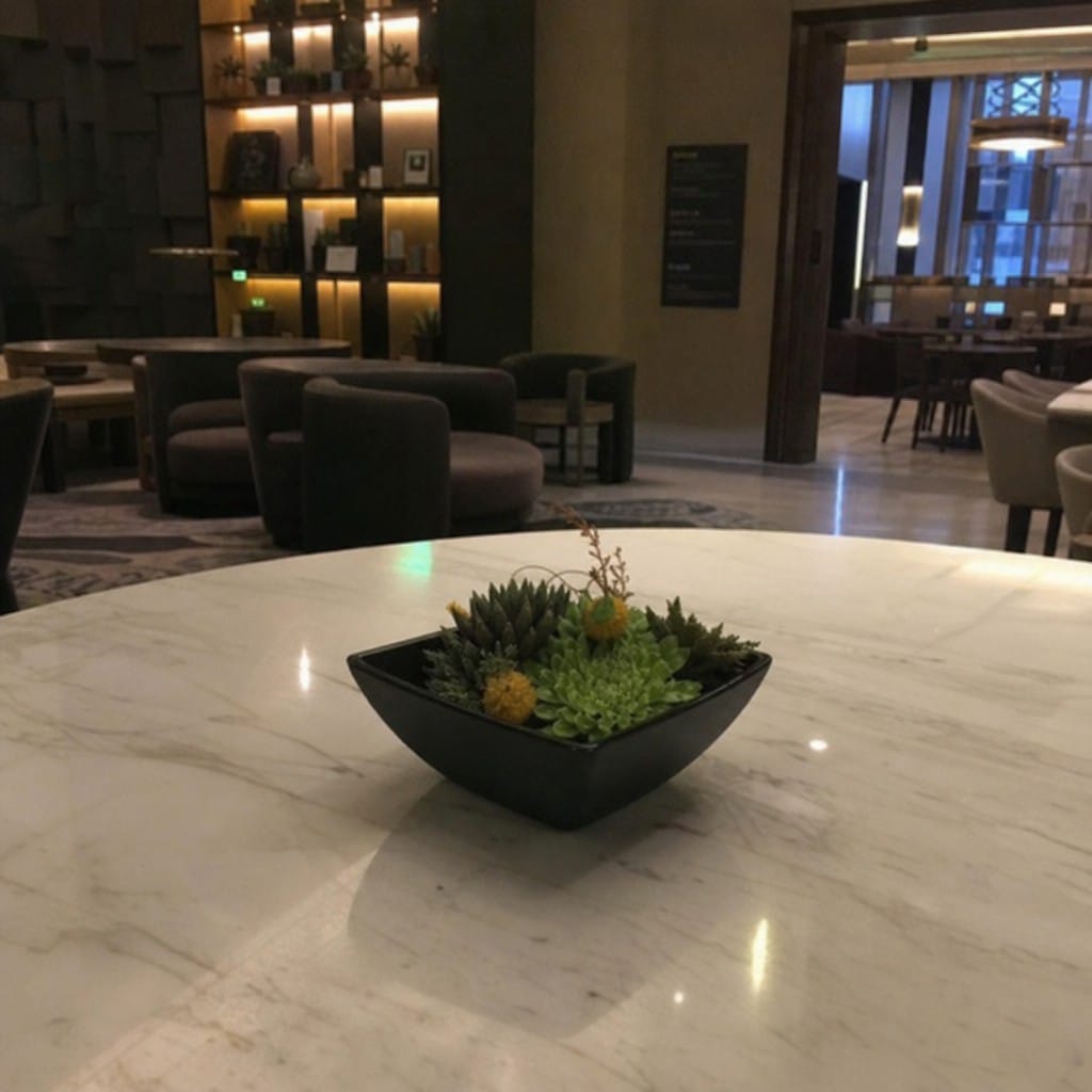 Customer photo review of Curved Bowl 11 inch Black Melamine for Table Settings