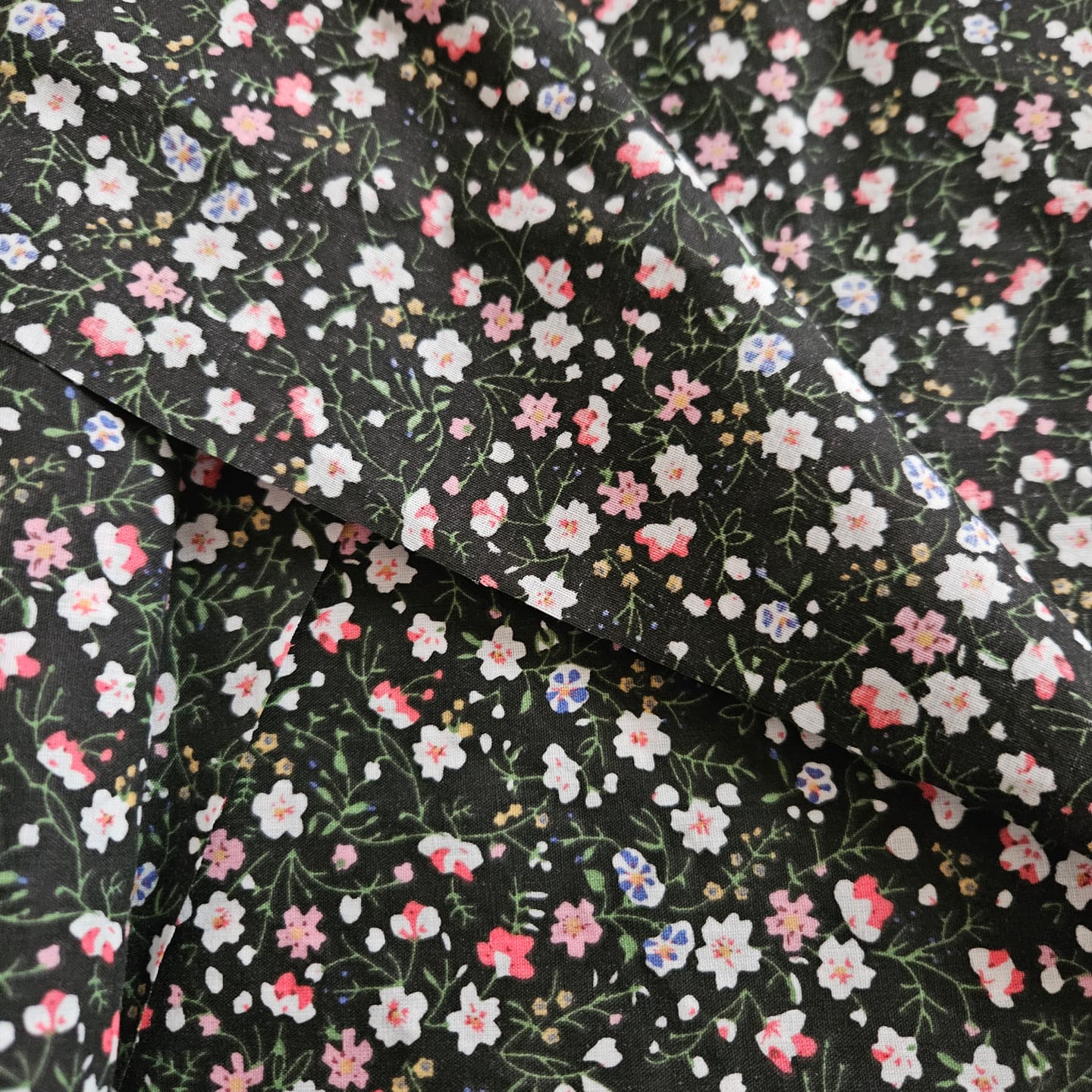 Customer photo review of Floral Field Polycotton Fabric