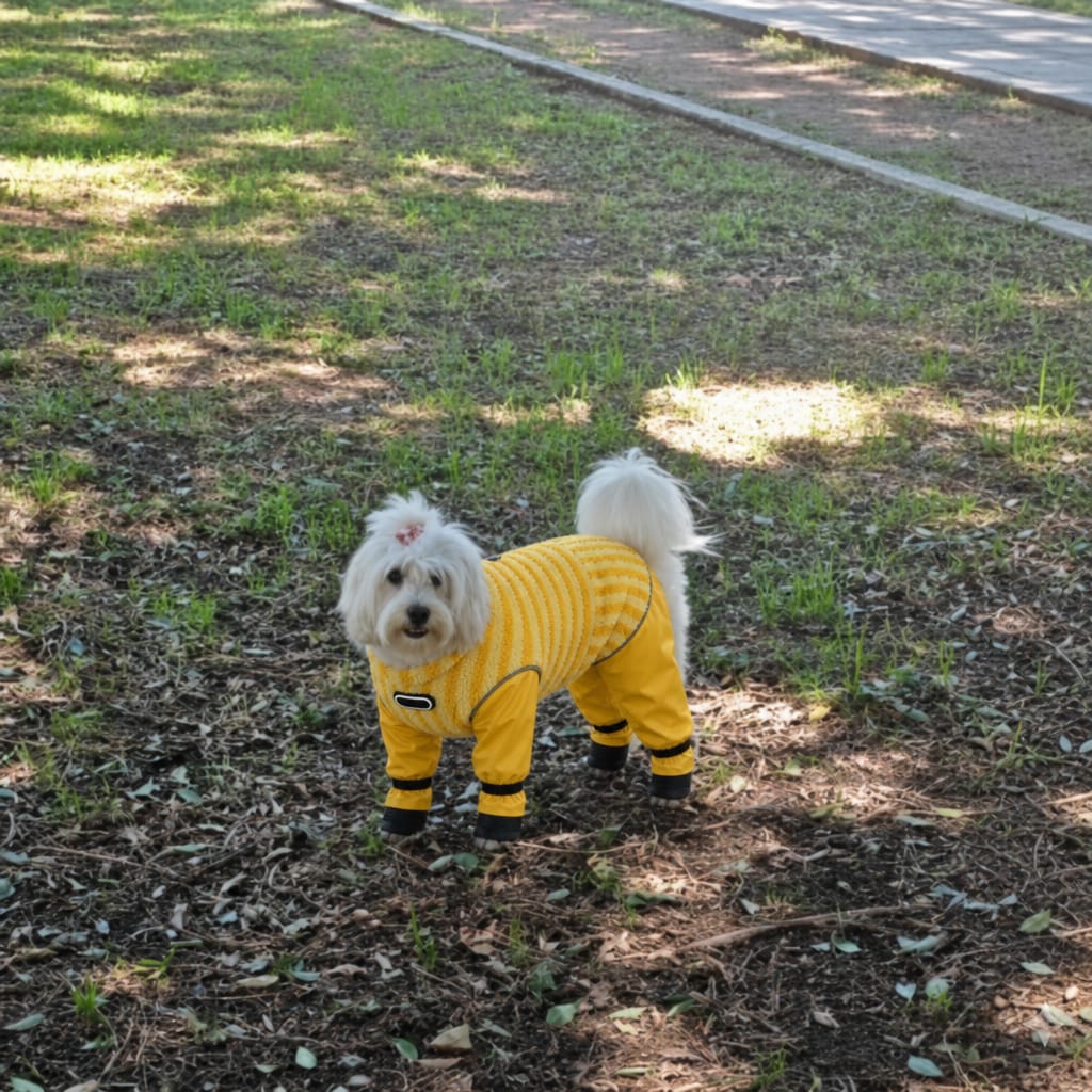 Customer photo review of WUFFEY™ Pet Winter Suit