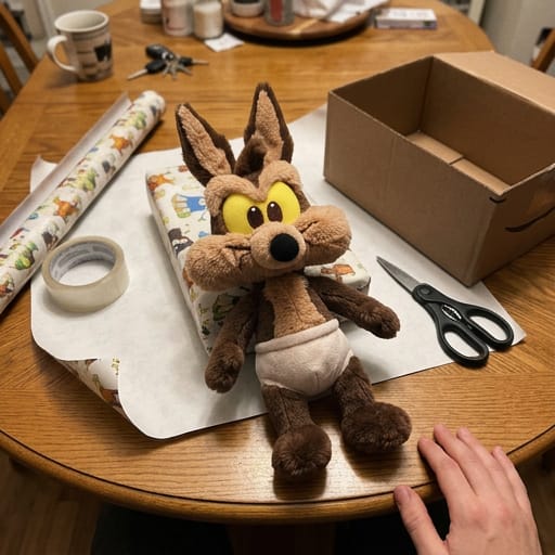 Customer photo review of Peluche que corre al agitarlo