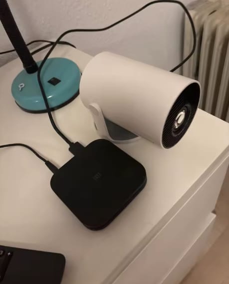 Customer photo review of Big-Screen Crochet Projector